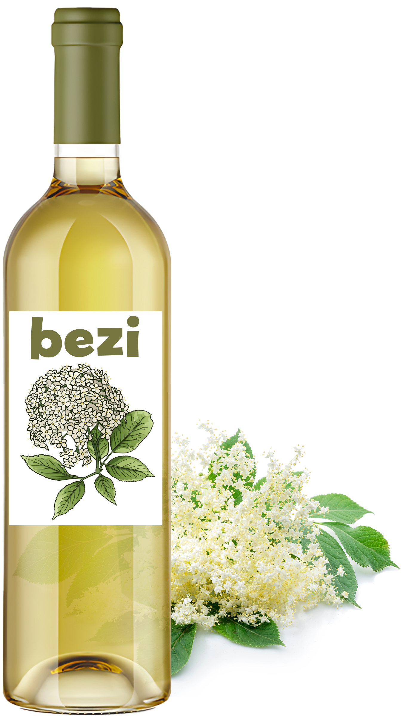 Bezi 0,75l  z kvetov čiernej bazy 11,5% alk.