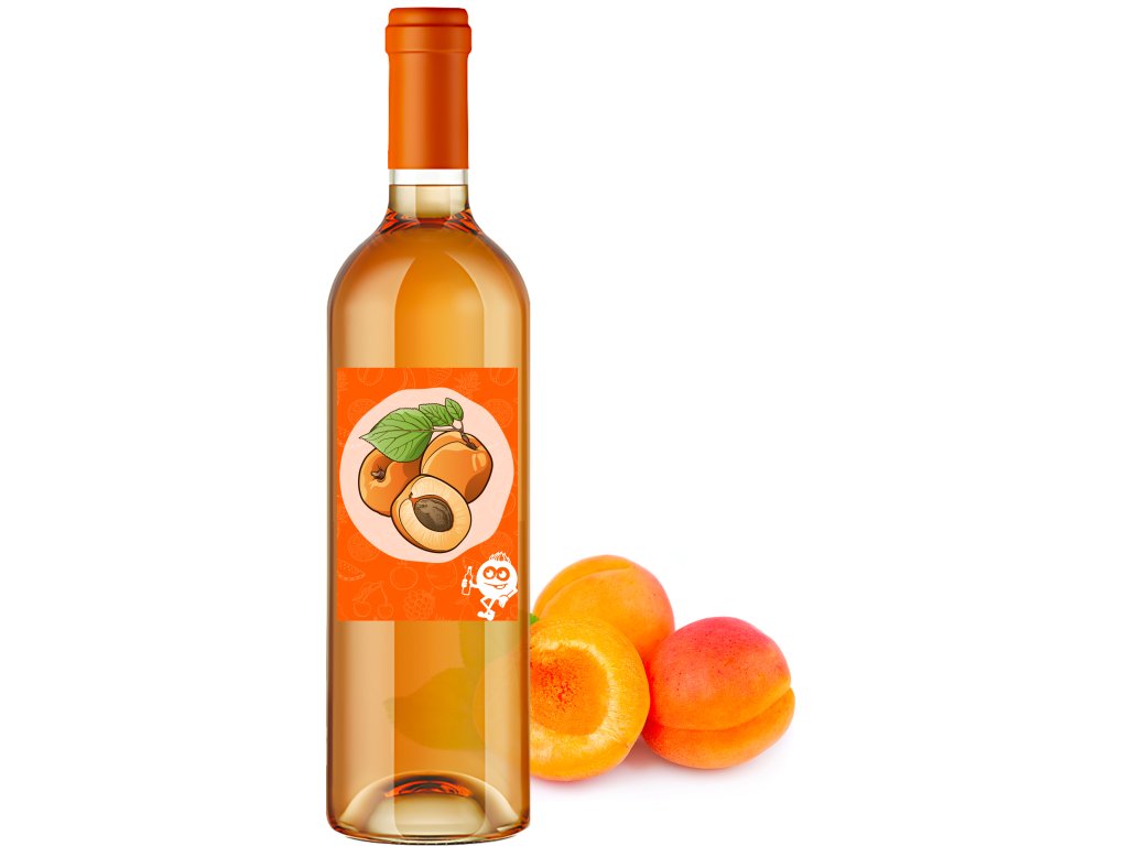 Meruňák 0,75l  🍑zo slaďučkých marhúľ 11,5% alk.
